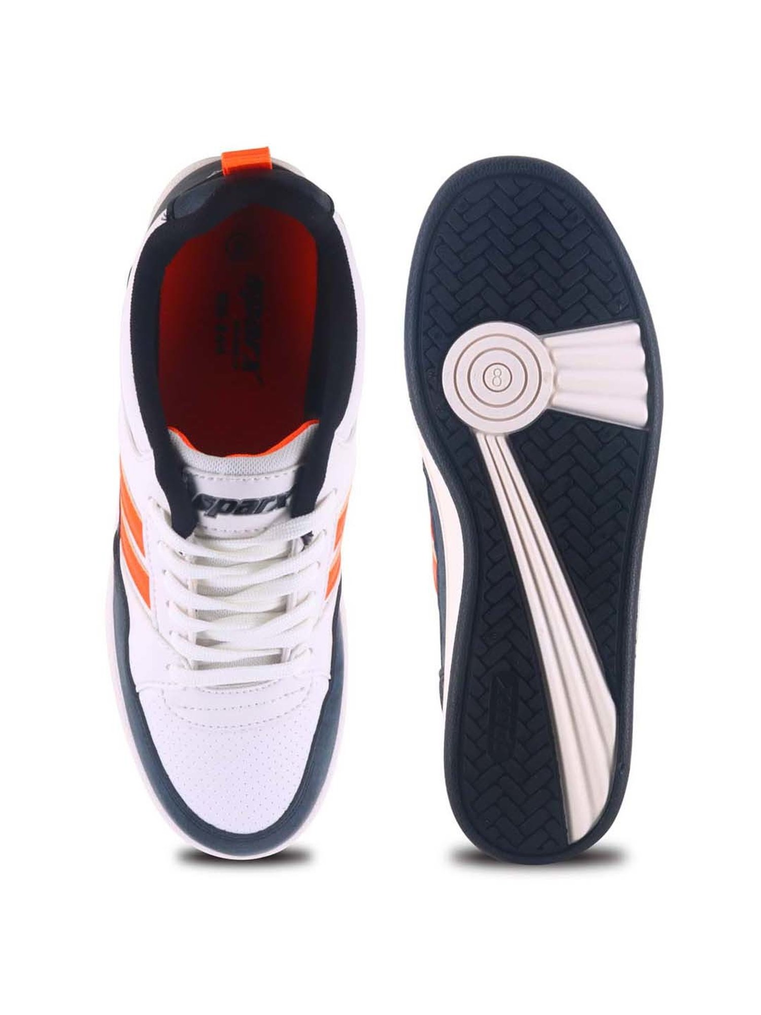 Sparx Men's White Casual Sneakers