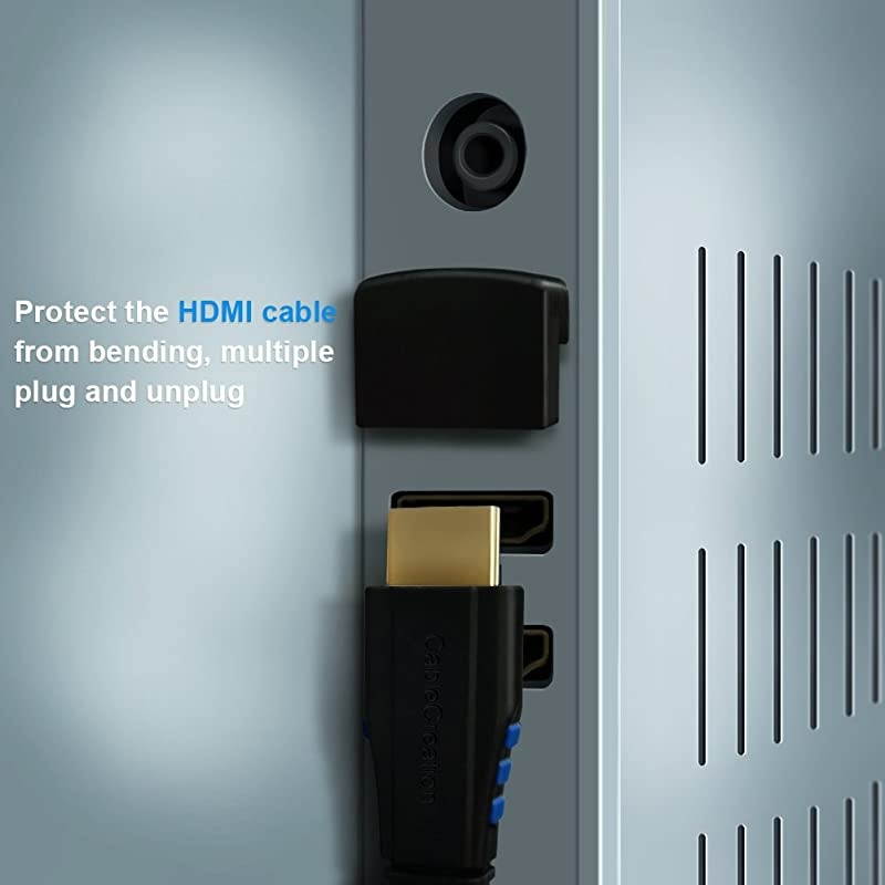 HDMI Male to Female Adapter 2 Pack 90 and 270 Degree Upward Angle HDMI to HDMI Converter 4K 3D HDMI Extender for RokuPS3PS4Fire StickChromecast Nintendo SwitchHDTVLaptopXbox