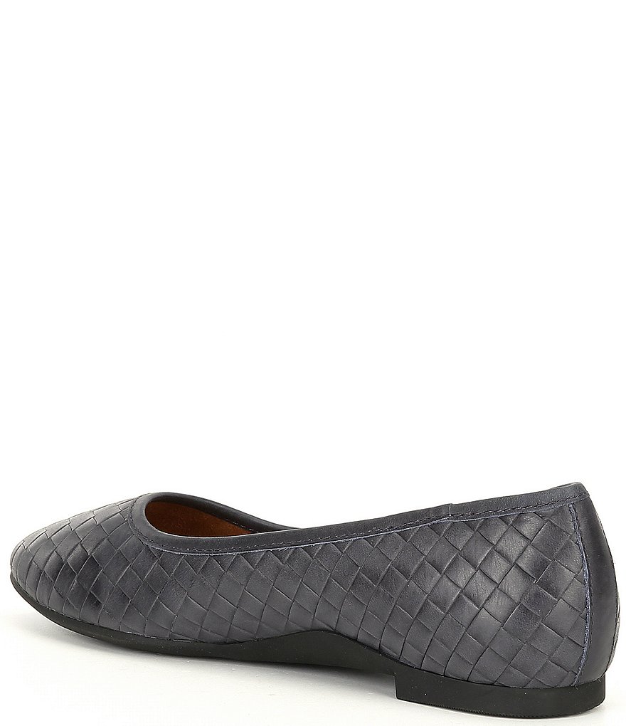 Jack Rogers Blair Pointed Toe Bow Leather Flats