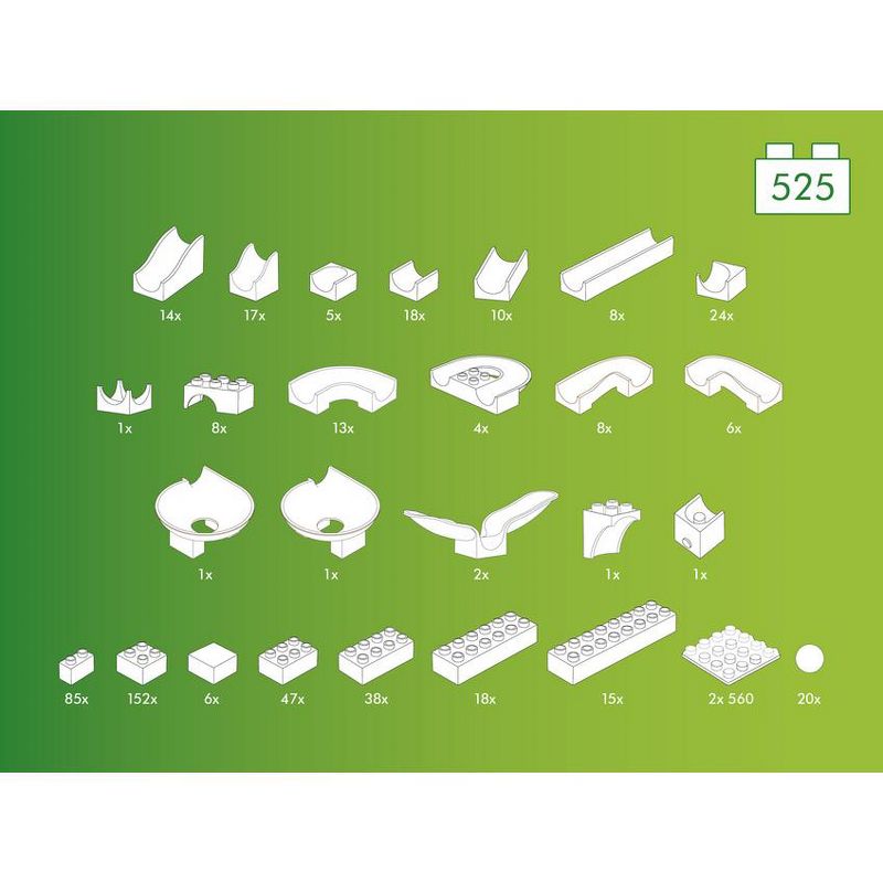 Hubelino Anniversary Building Box - 525 Piece Deluxe Set