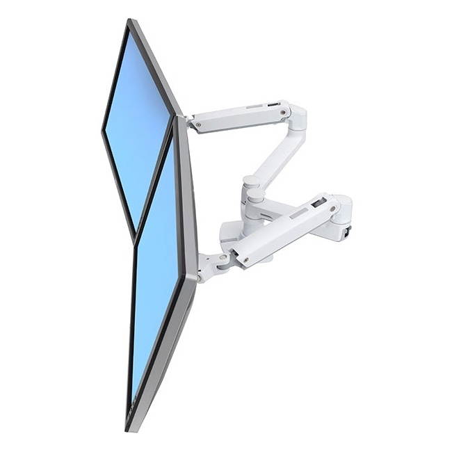 ERGOTRON 45-491-216 LX DUAL SIDE-BY-SIDE ARM WHITE
