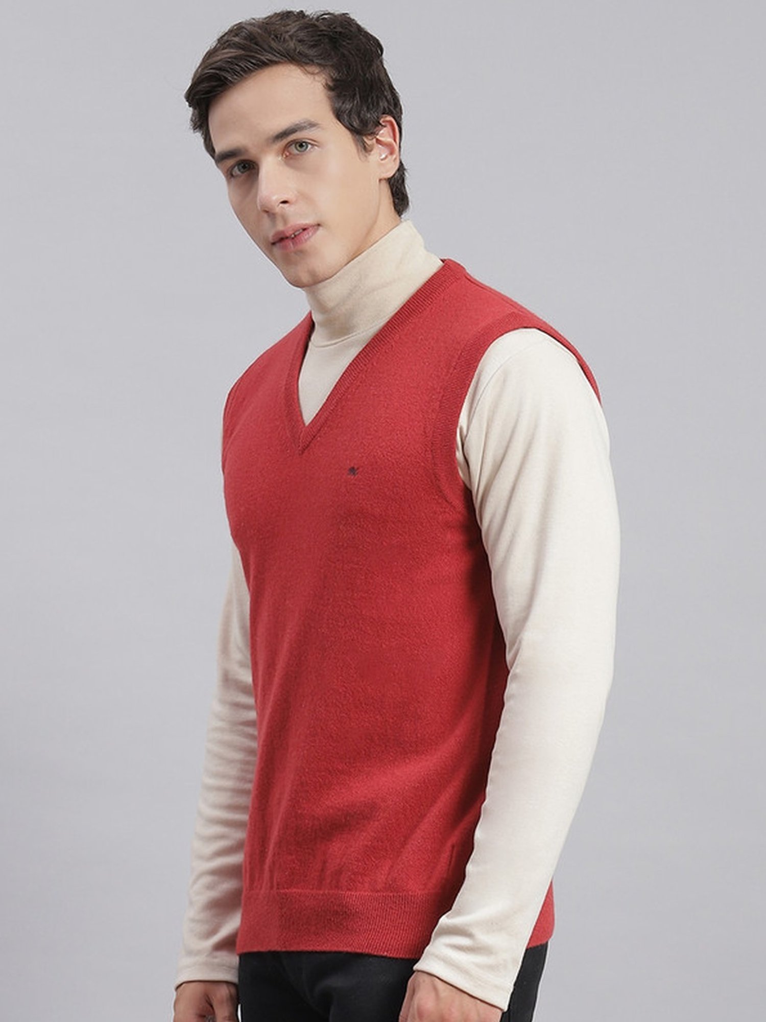 Monte Carlo Light Wine Regular Fit Sweater