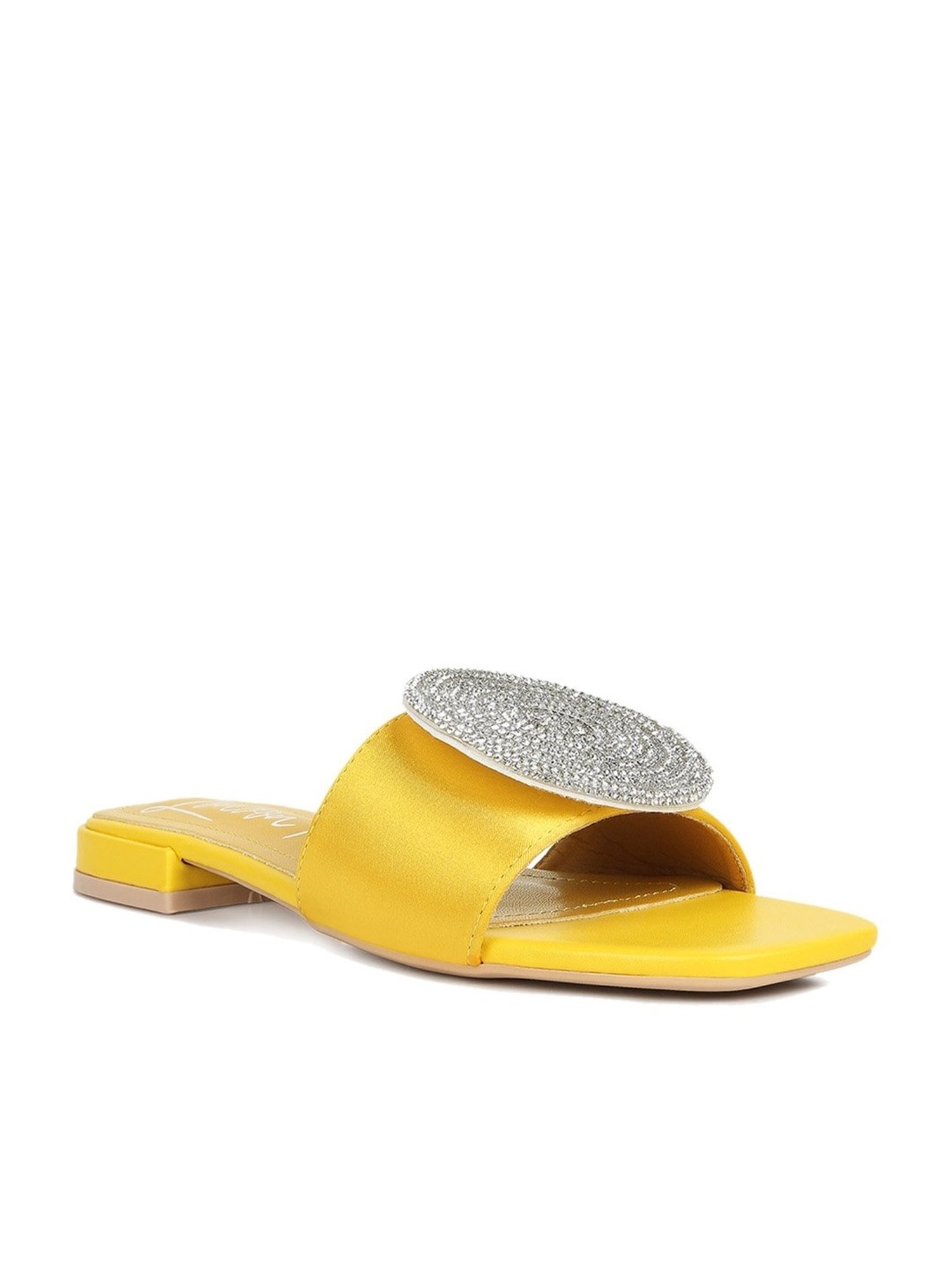 London Rag Women's Yellow Casual Sandals