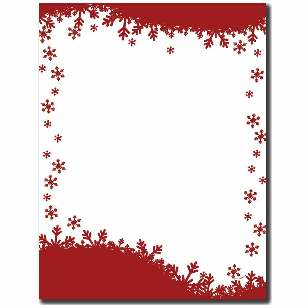 Falling Flakes Letterhead Laser & Inkjet Printer Paper, 100pk