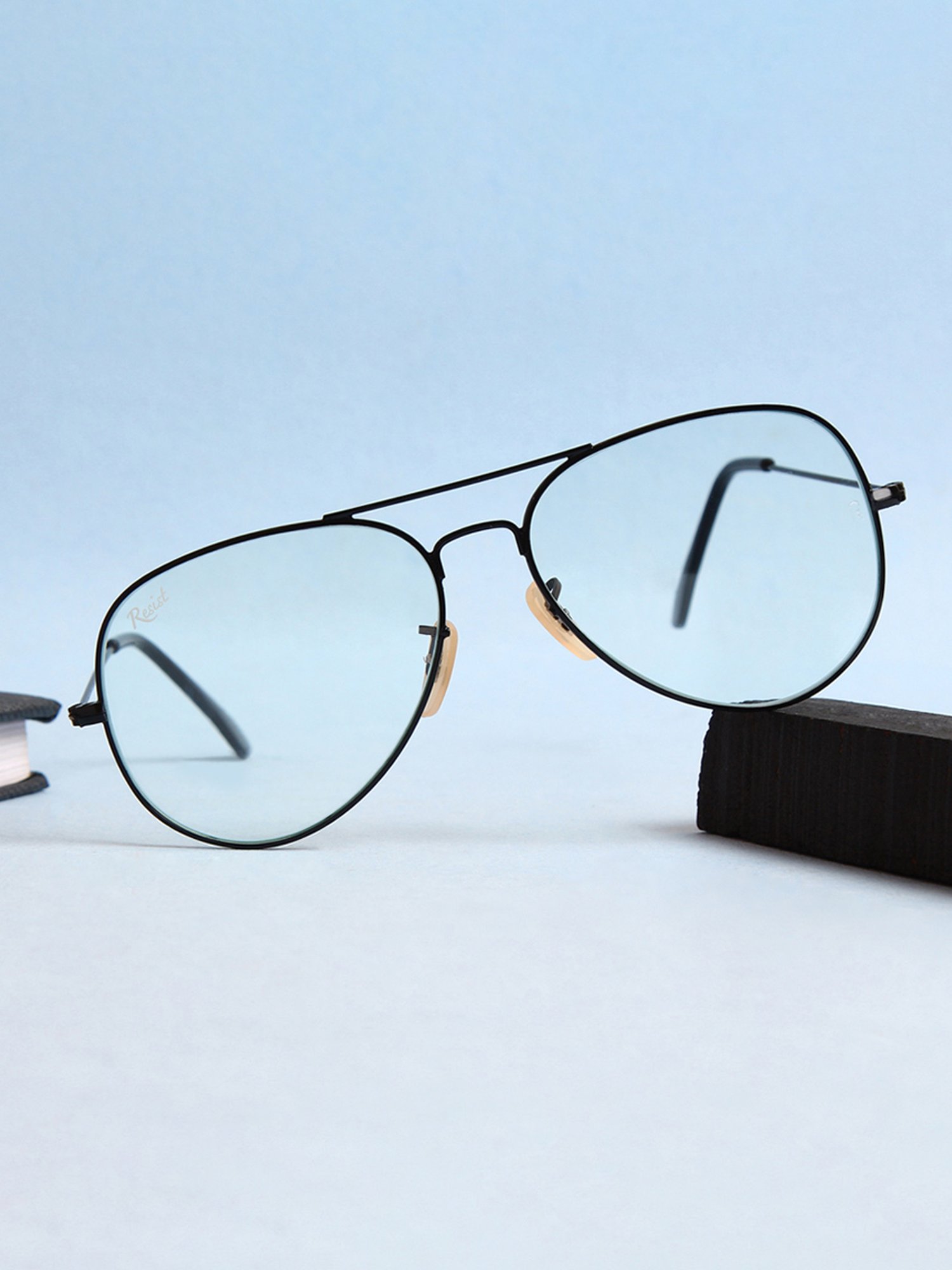 Resist Eyewear Clear Aviator UV Protection Unisex Sunglasses