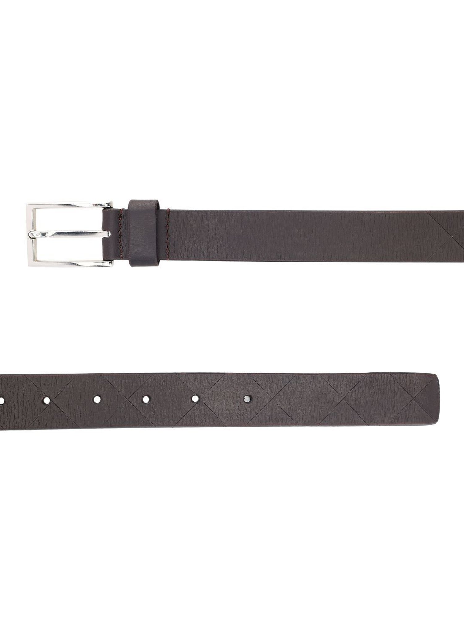 Hidesign Mariko Brown Solid Leather Narrow Belt