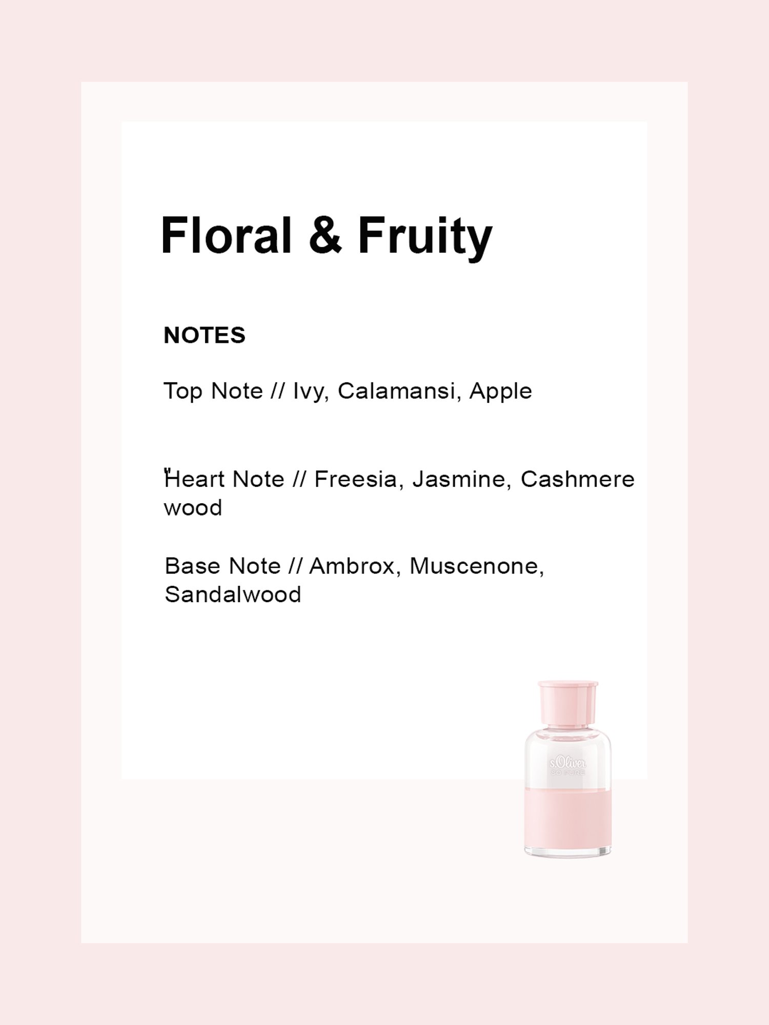 s.Oliver So Pure Eau de Toilette for Women - 50 ml