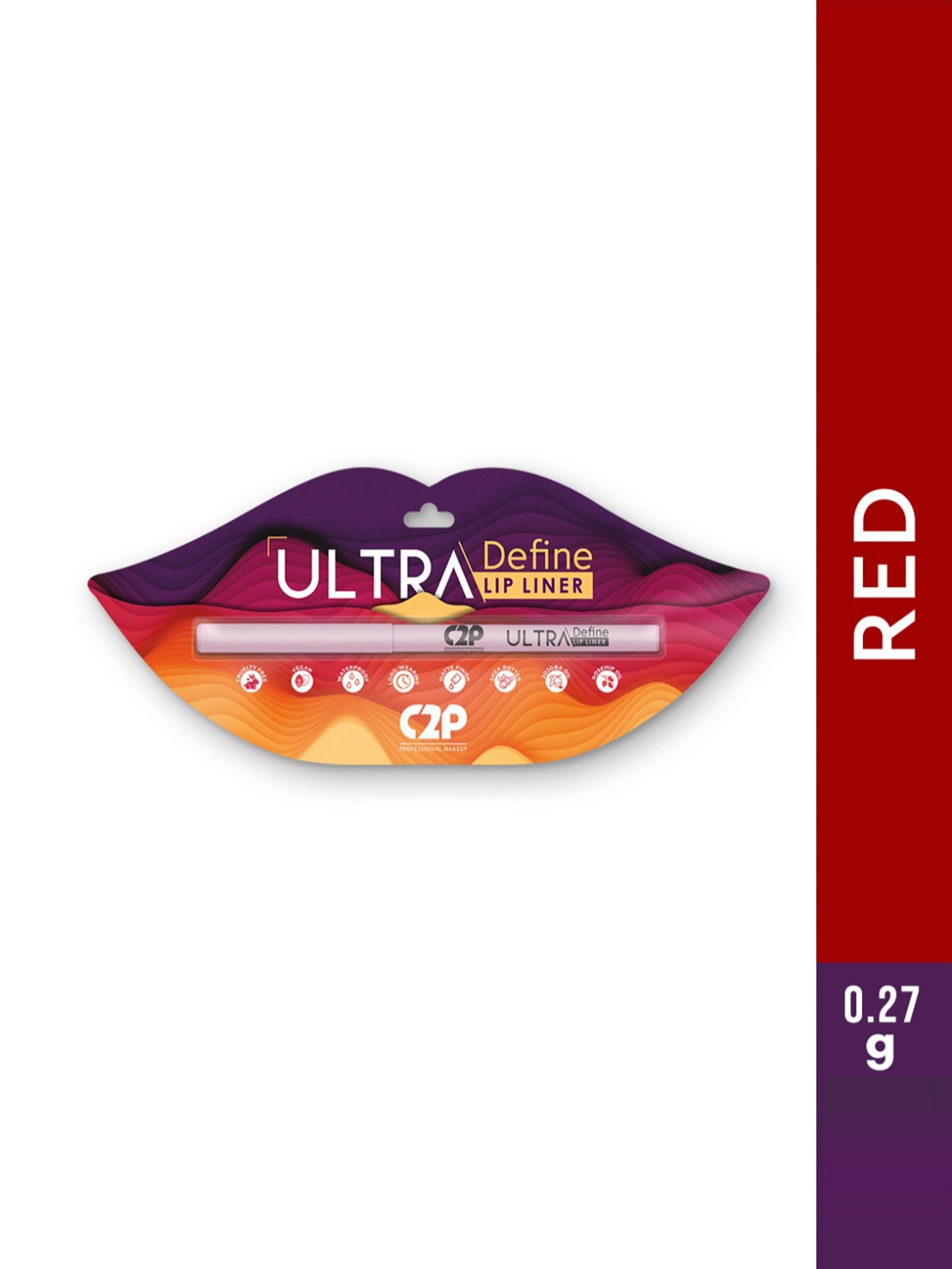 C2P PROFESSIONAL MAKEUP Ultra Define Lip Liner Ruby 05 - 0.27 gm