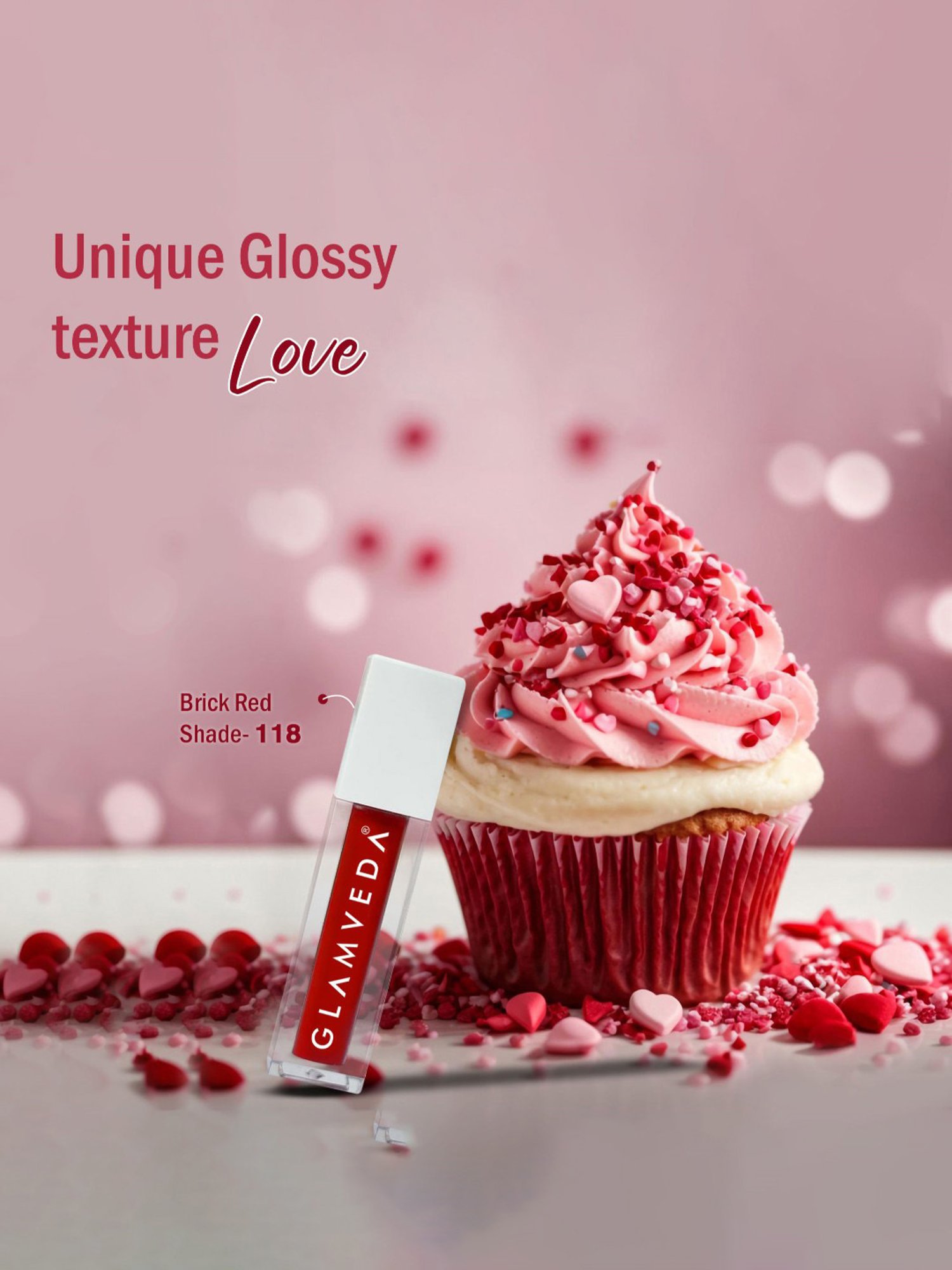 Glamveda Serum Infused Lip Gloss Mini Love-118 - 1.2 ml