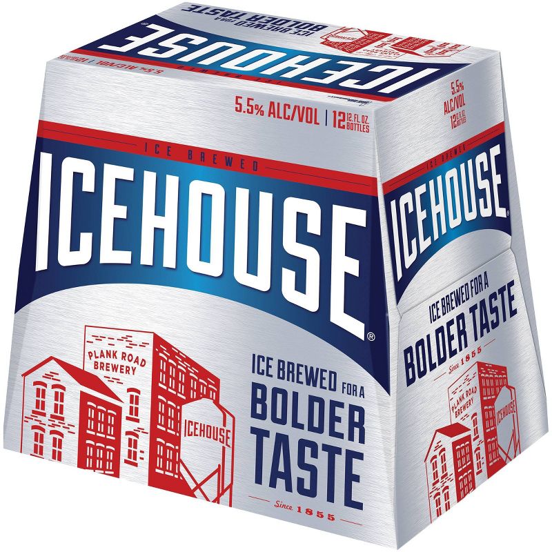 Icehouse Ice Lager Beer - 12pk/12 fl oz Bottles