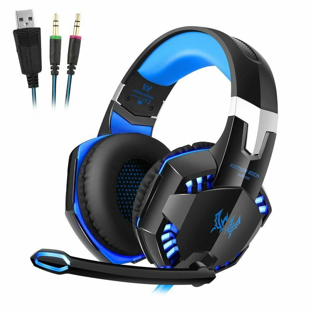 Over-ear Game Gaming Pro Headphone Headset Earphone for G2000 & Stereo Bass BP