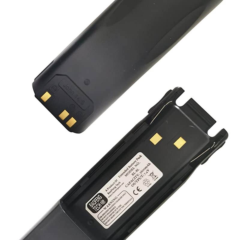 BL-8L 3600mAh Li-ion High Capacity Extended Battery Pack for BaoFeng and  UV-82 Series Radios, Compatible with GMRS-V1, MURS-V1, UV-82HP, UV-82C