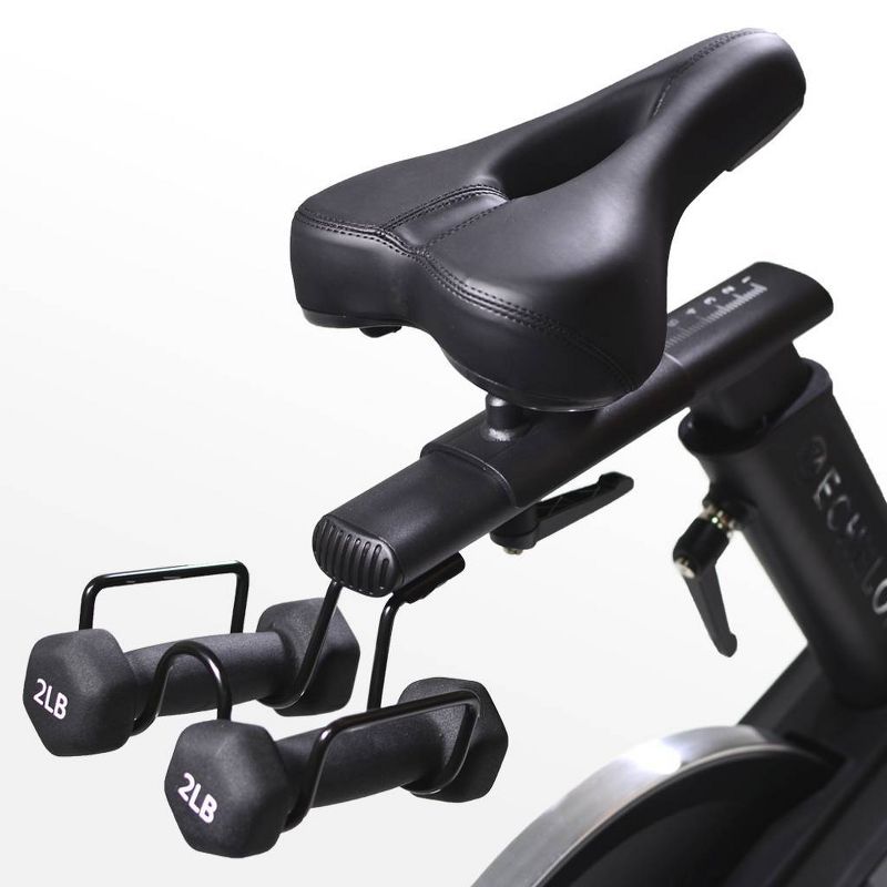 Body Flex Sports Body Rider BRF700 Stationary Full Body Cardio Exercise Upright Fan Bike with Dual Action Handlebars and Adjustable Seat