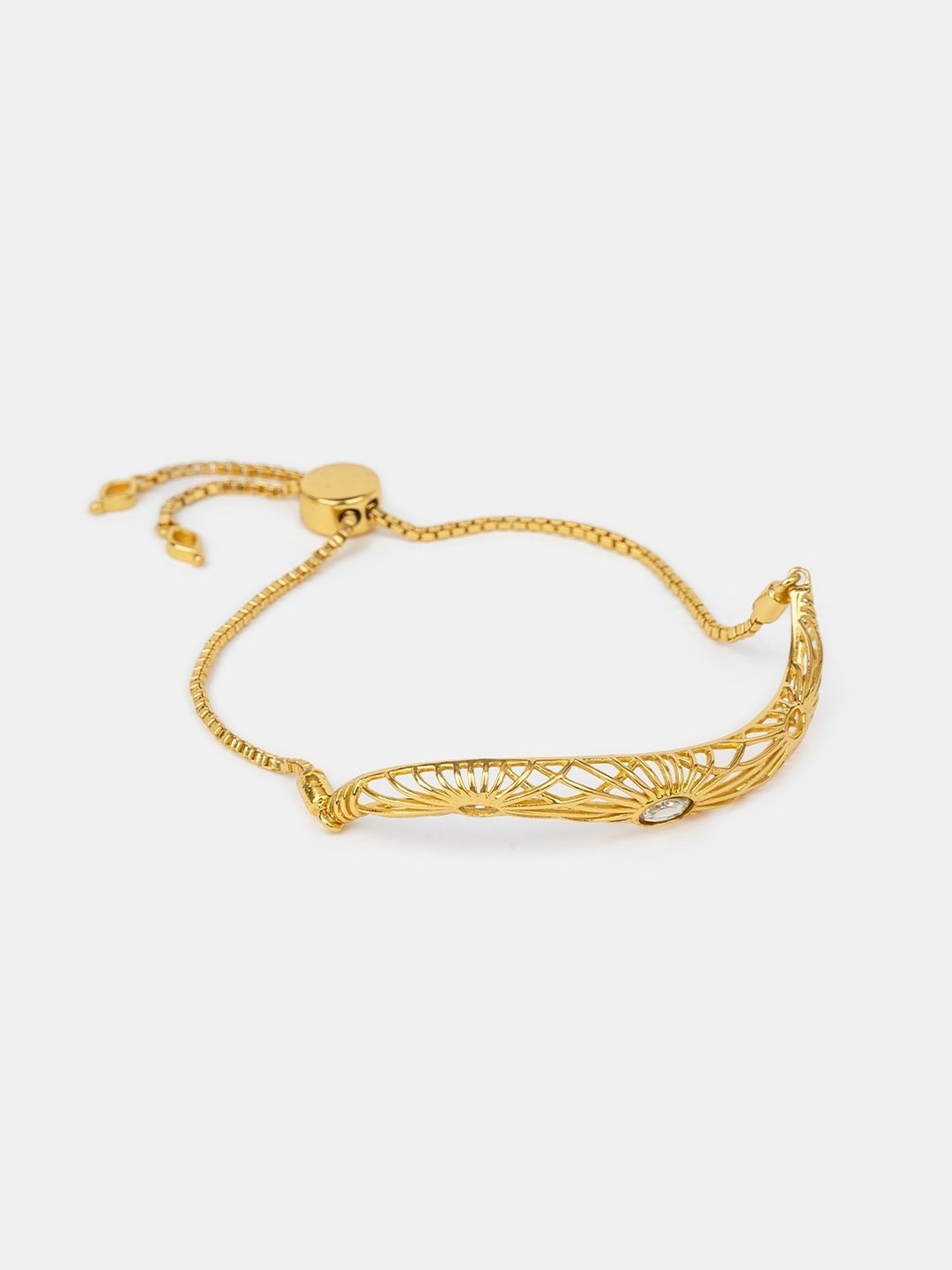 Shaya 92.5 Sterling Silver Queen of Good Advice Flexible Fit Bracelet for Women