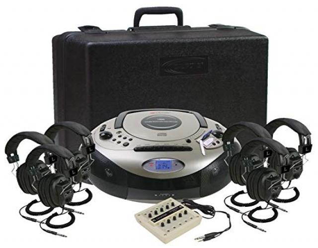 CALIFONE SPIRIT SD LISTENING CENTER W/ 6HEADPHONE VIA 1886PLC-6