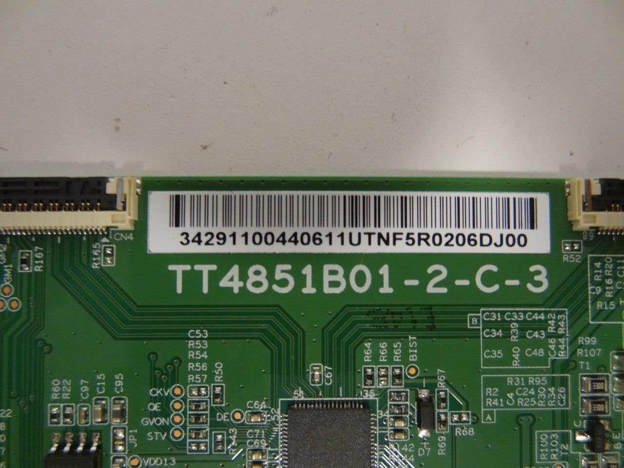 TCL 49FP110 49FP110TBAA T-Con Board (TT4851B01-2-C-3) 34.29110.044
