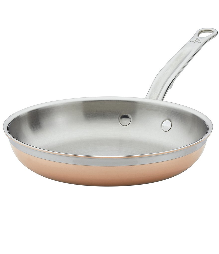 Hestan CopperBond Induction Copper Skillet, 8.5#double;