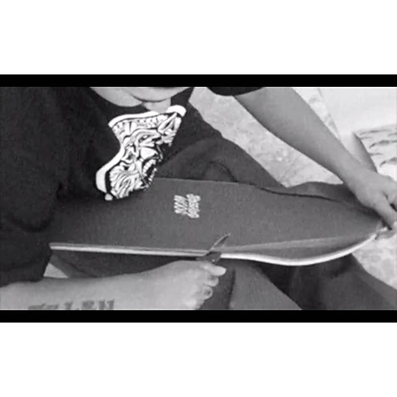 Skateboard Griptape Sheet The Choice of pro Skaters Worldwide Bubble Free amp Easy to Apply 9Inch x 33Inch Black