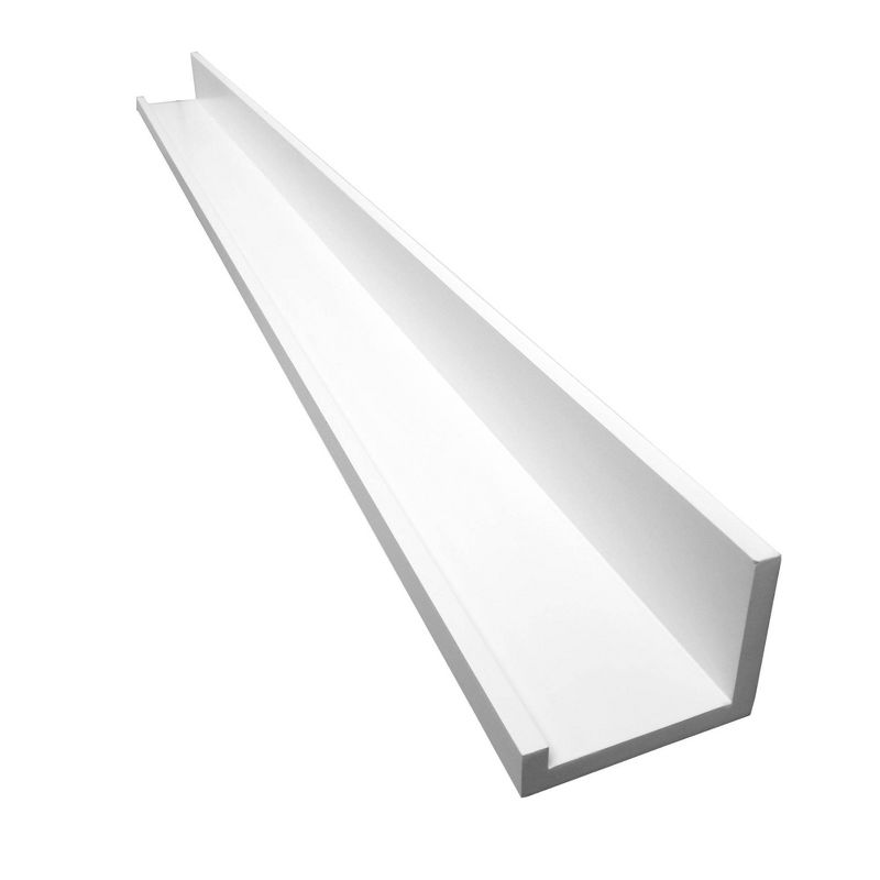 60" x 5" Picture Ledge White - InPlace