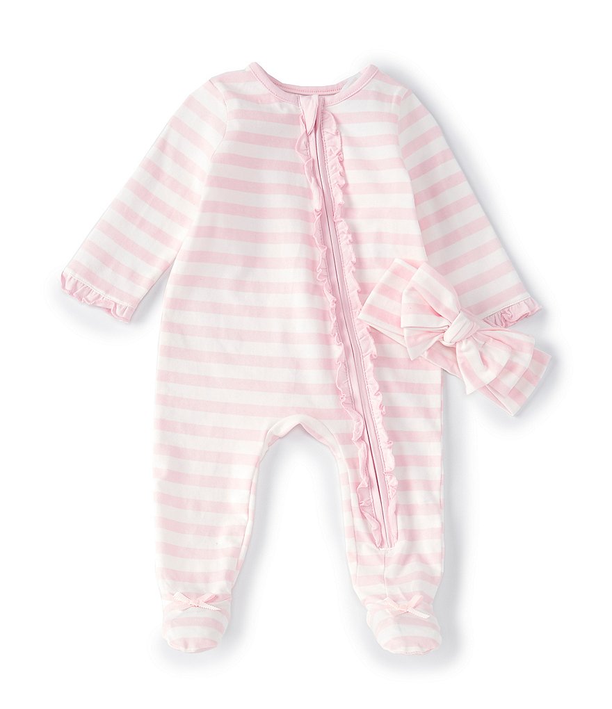 Burt's Bees Baby Newborn-9 Months Long-Sleeve Turkey Trot Footed Coverall