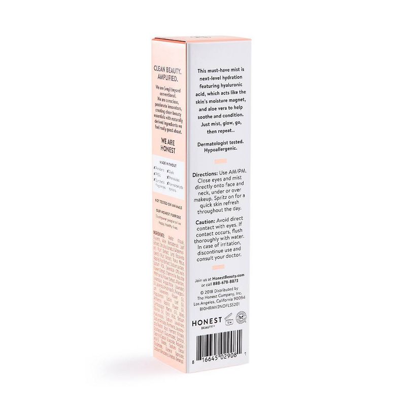 Honest Beauty Elevated Hydration Mist - 3.3 fl oz