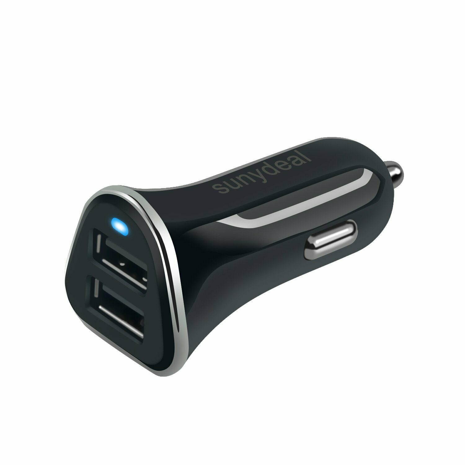 12V Dual USB Car Charger 4.8 Amp High Speed Fast For Phone iPhone   LG