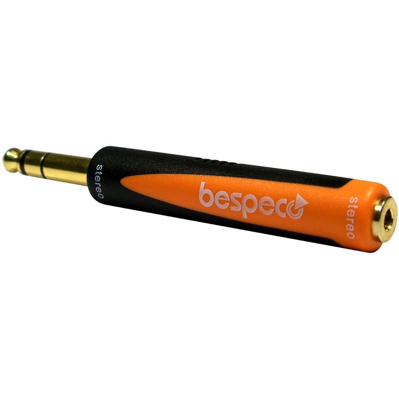Bespeco Bespeco SLAD210  1/4 in. Stereo Male to 3.5mm Stereo Female 24K Gold-Plated Adapter%3Cbr%3E