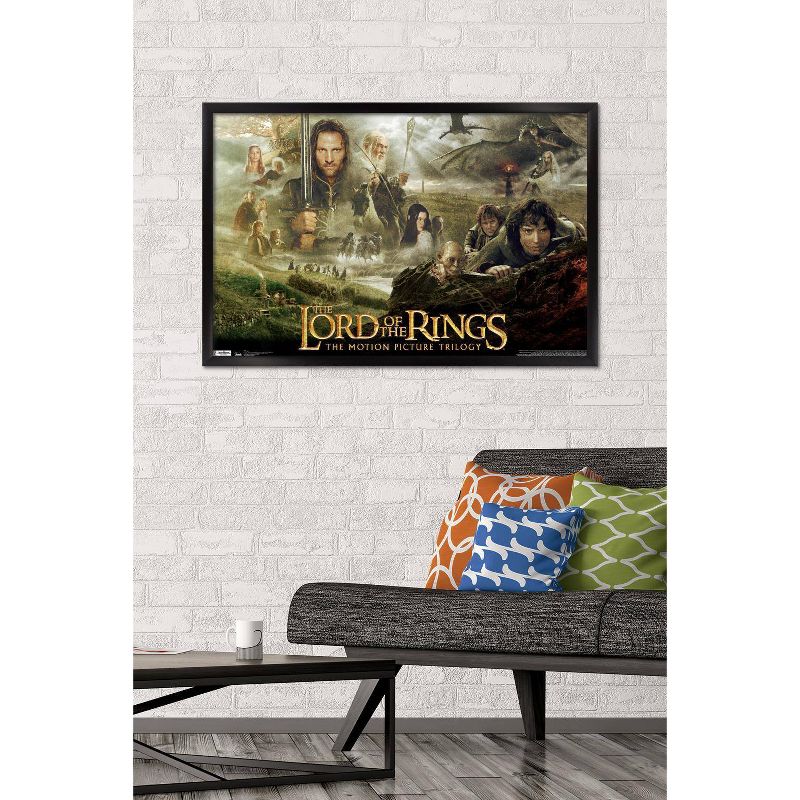 Lord Of The Rings - Trilogy Framed Poster Trends International