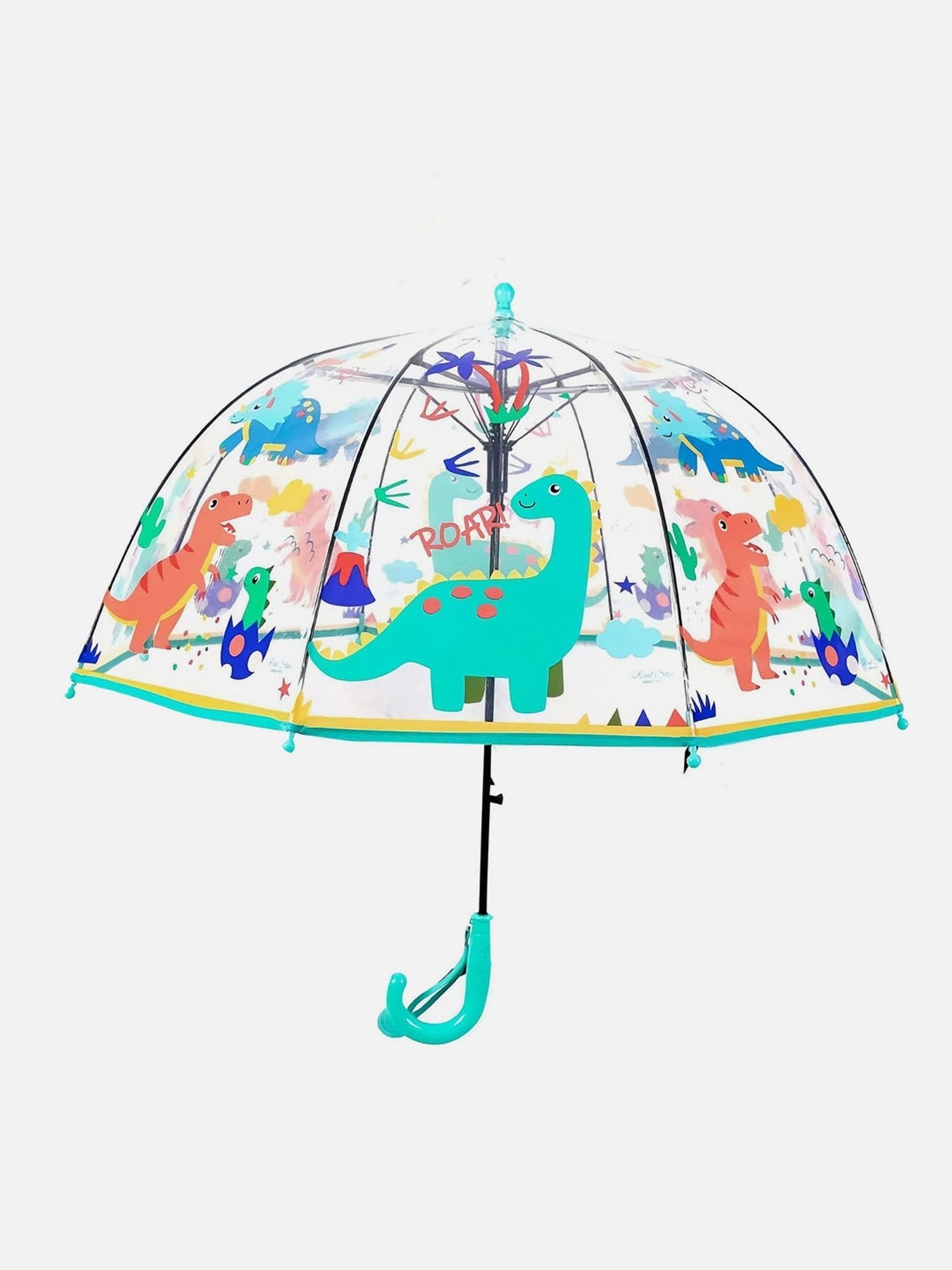 Little Surprise Box Green Polyester Printed 2 Fold Umbrella