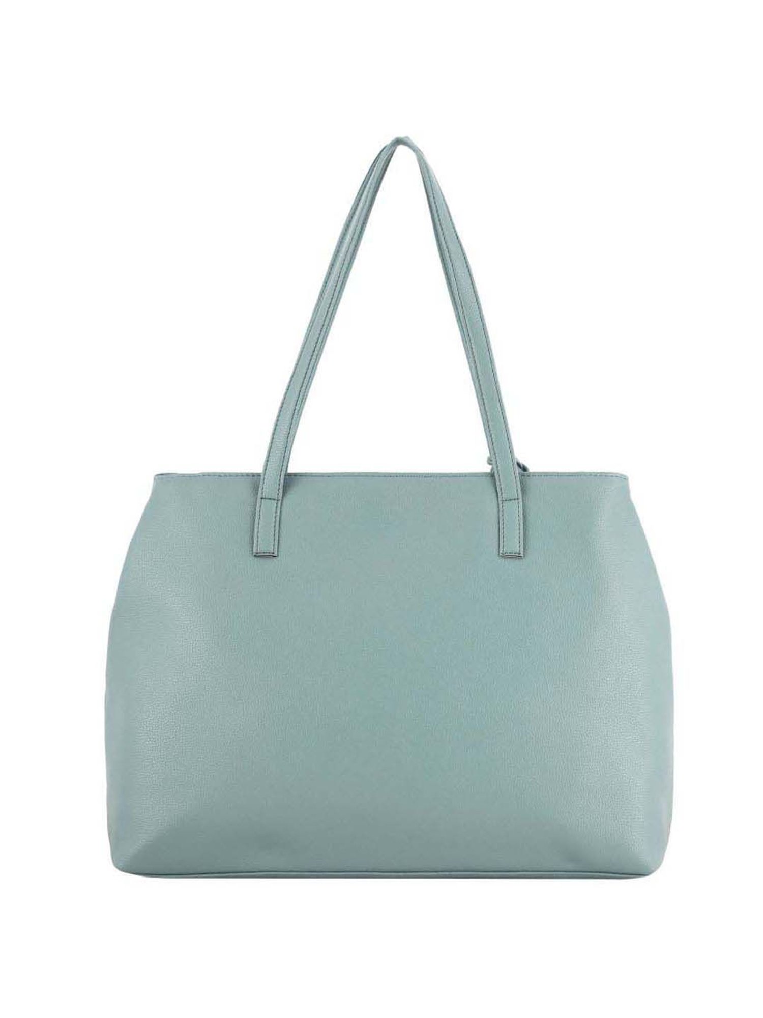 Toteteca Green Solid Medium Tote Handbag