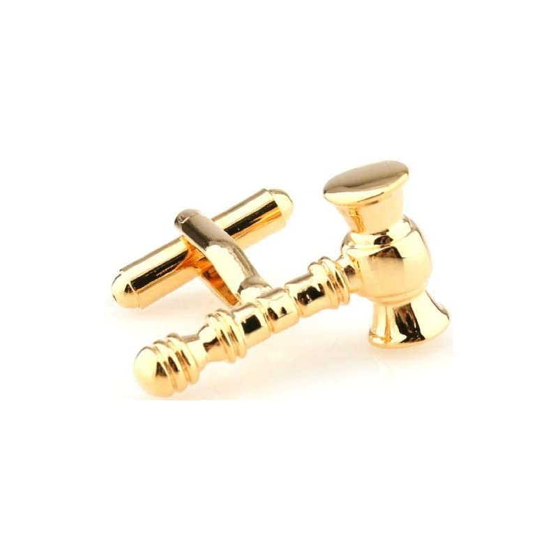 Scales of Justice Attorney Lawyer Judge Cufflinks with a Presentation Gift Box Polishing Cloth