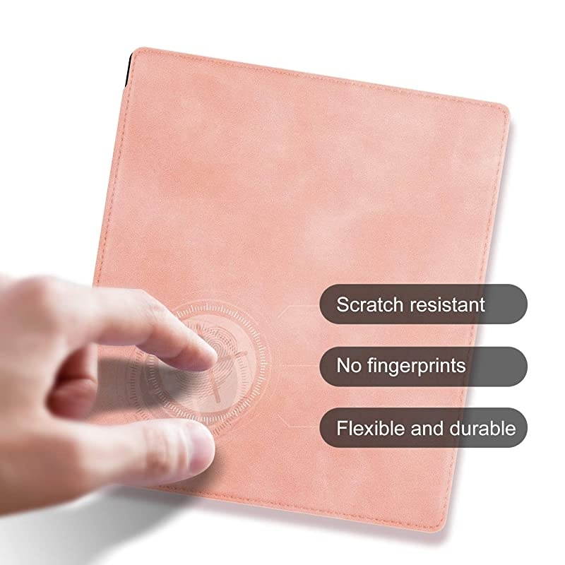 Skin Touch Feeling Case for All-New Kindle Oasis(10th Gen, 2019 Release & 9th Gen, 2017 Release),with Auto Wake/Sleep,New Waterproof 7''Kindle Oasis Cover,Soft Shell Series KO The Dark Gray