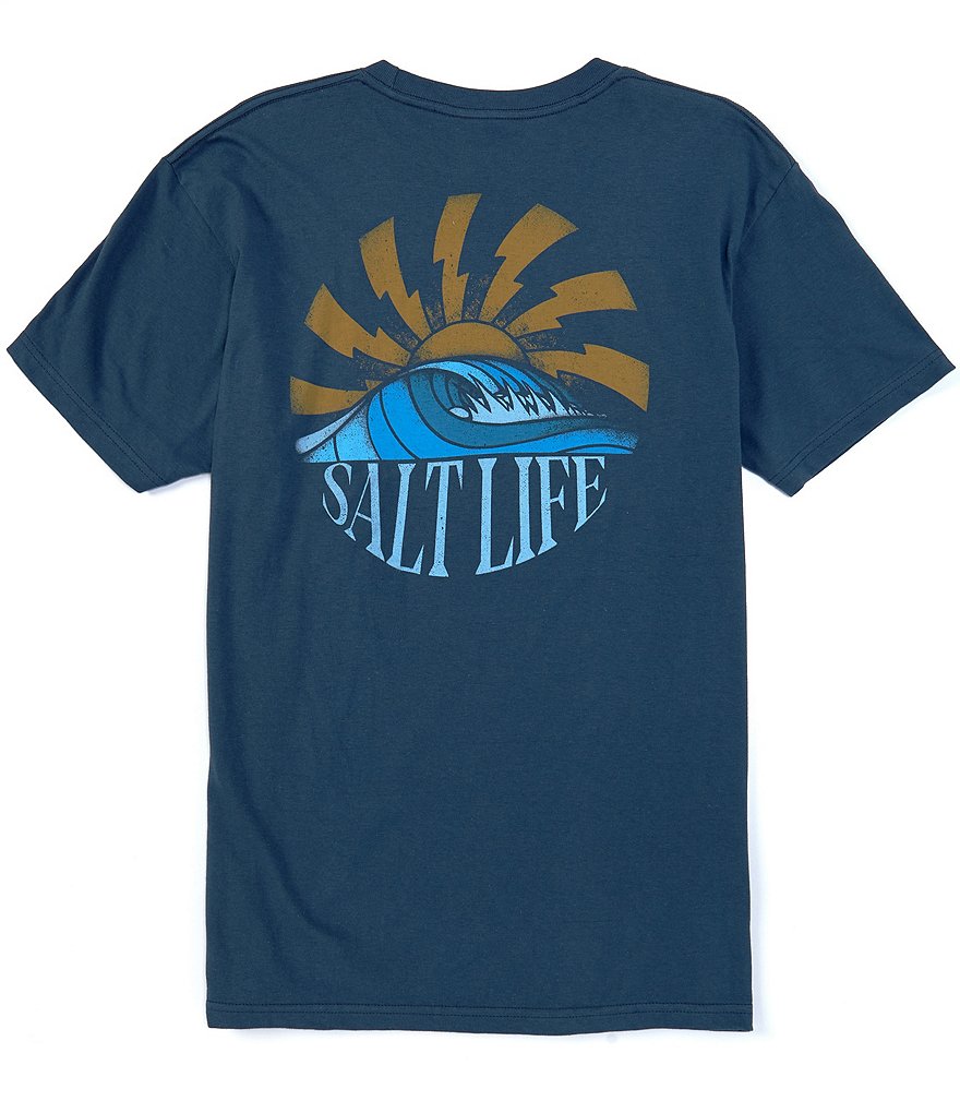 Salt Life Short-Sleeve Rising Sun Rays Graphic T-Shirt