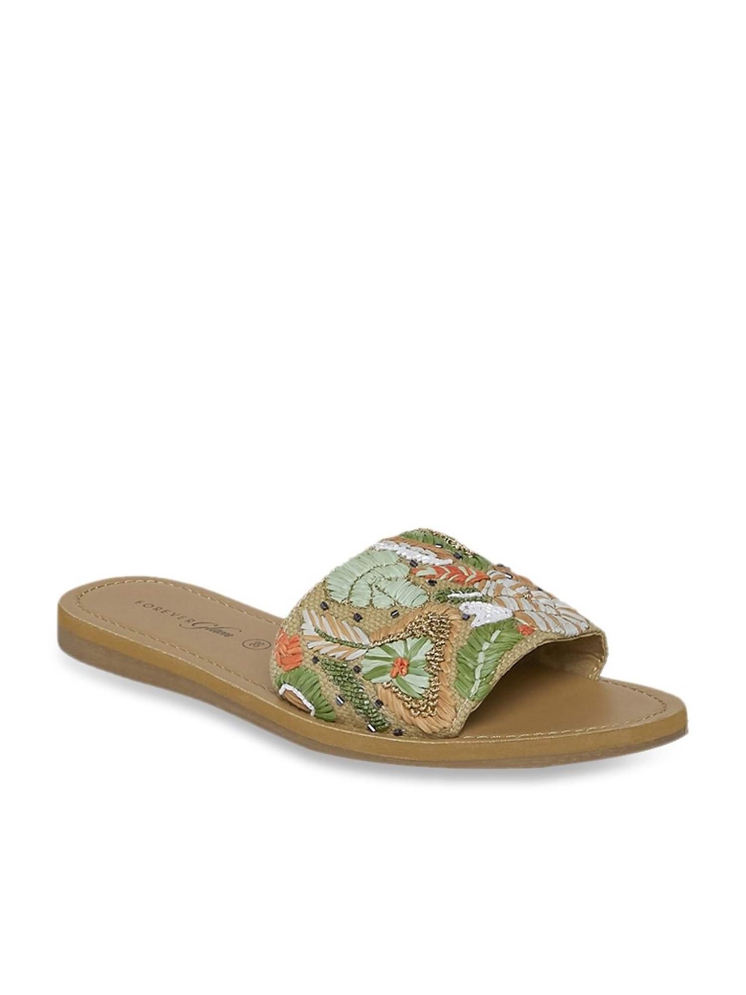 Forever Glam by Pantaloons Women's Multicolor Ethnic Sandals