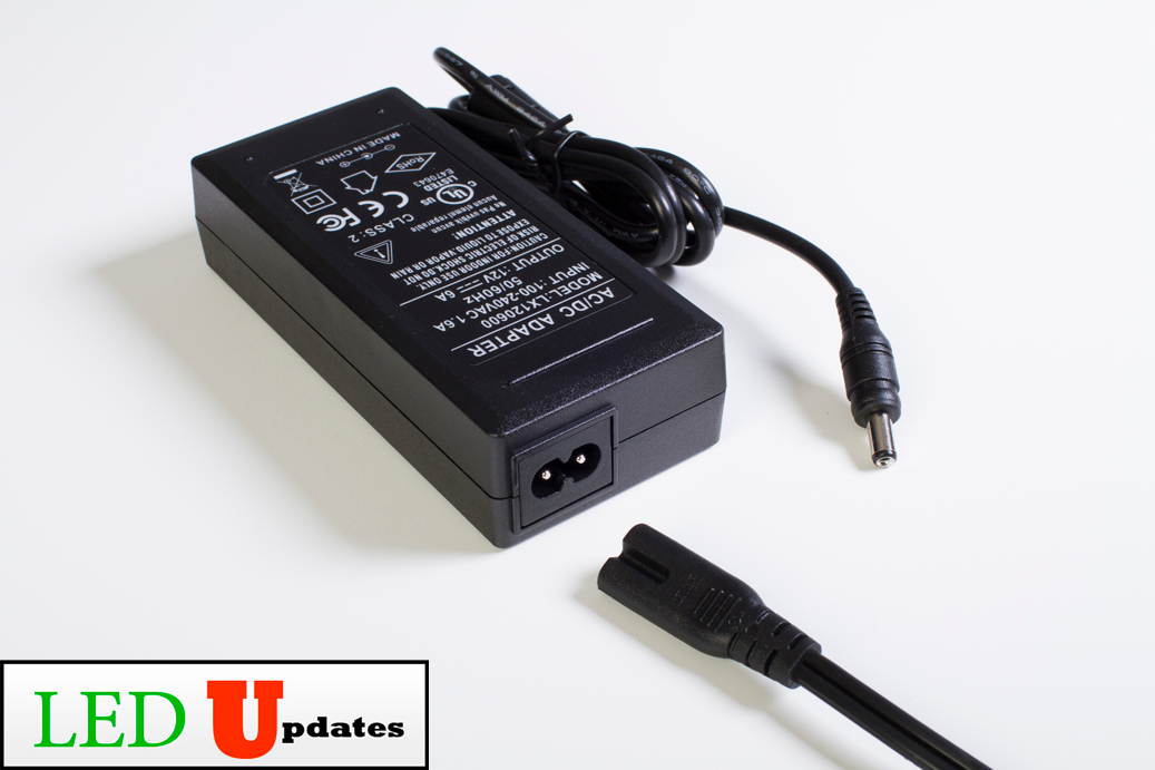 UL Listed 12v 6A 72w Power Supply Driver AC adapter for LED Strip Light, Module, CCTV, and other electronics