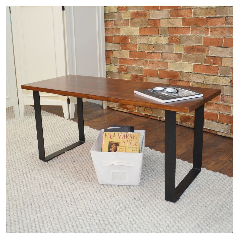 Fallon Bench Chestnut - Carolina Chair & Table