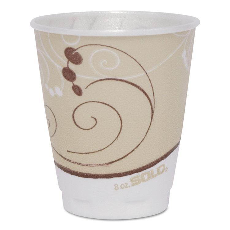 Symphony Design Trophy Foam Hot/Cold Drink Cups, 8Oz, 300/Carton