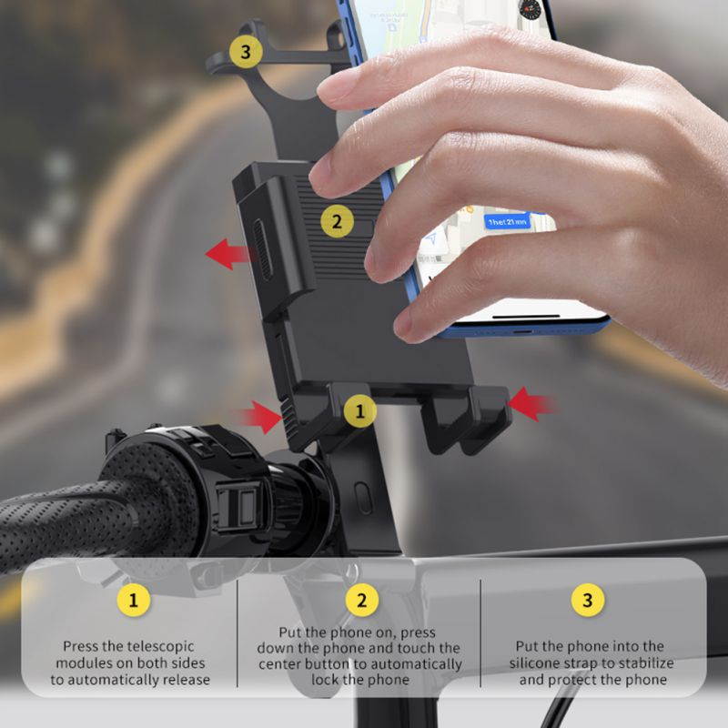 Greatlizard Bicycle, Motorcycle, Mobile Phone Holder, Battery Car, Electric Car, Mobile Phone Navigation Stand, Mountain Bike Navigation Stand