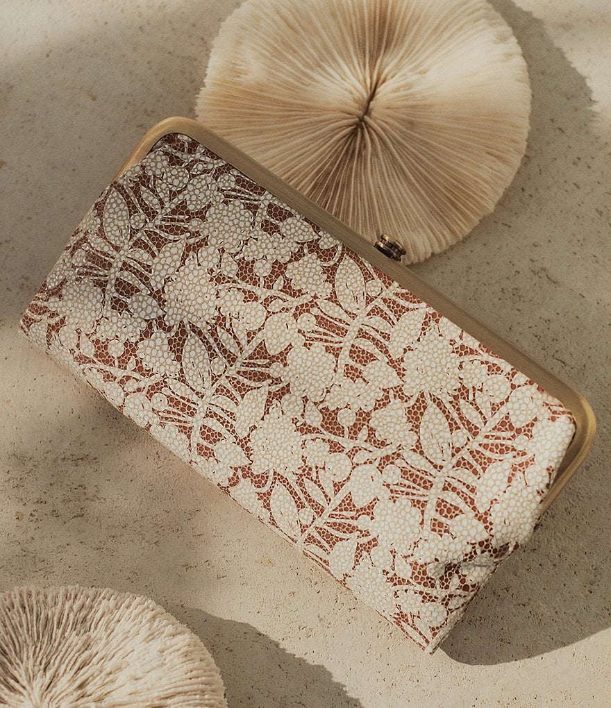 HOBO Original Leather Lauren Double-Frame Clutch Wallet