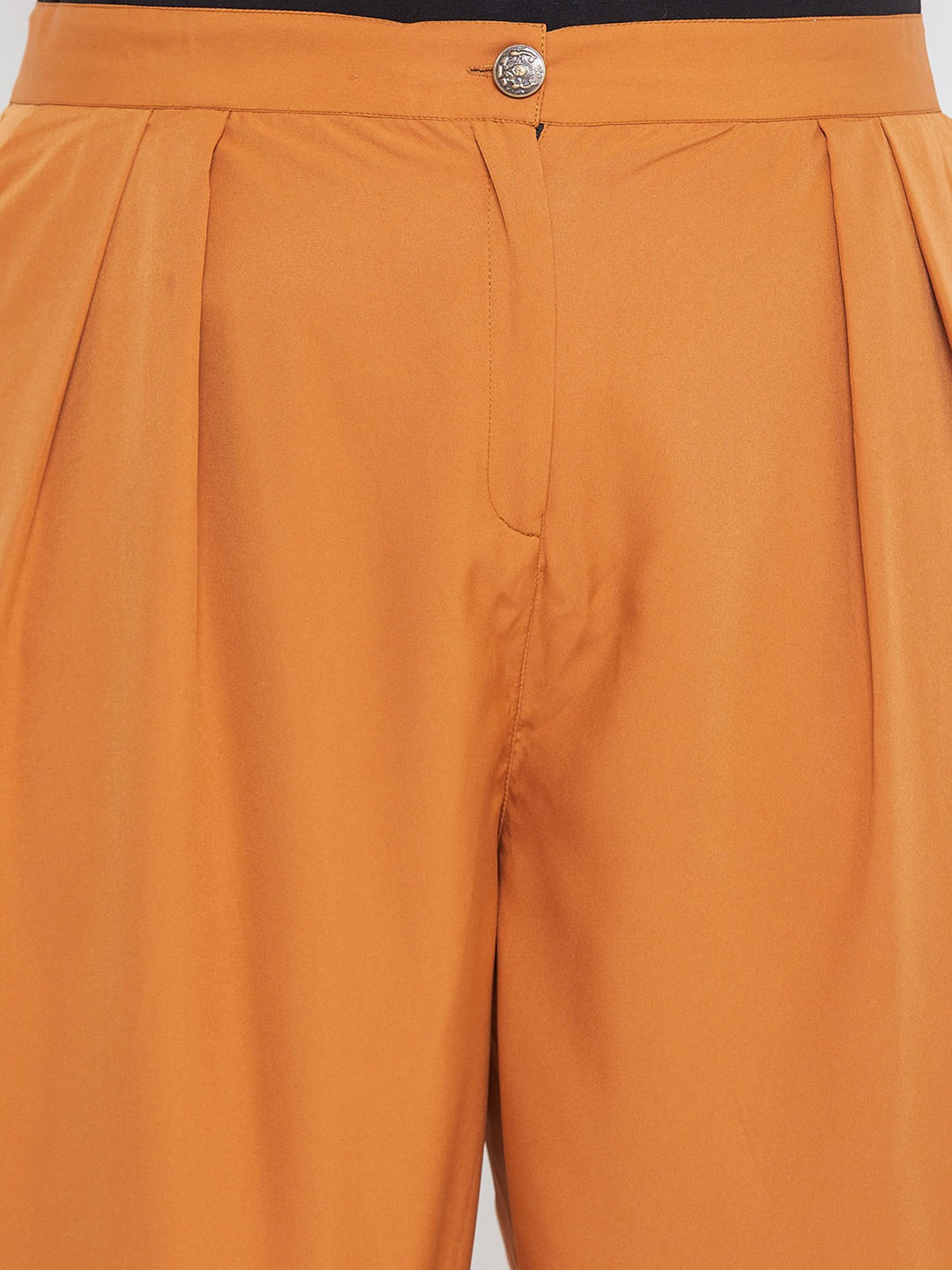 Uptownie Lite Women's Crepe Solid Plus Size Tulip Pants