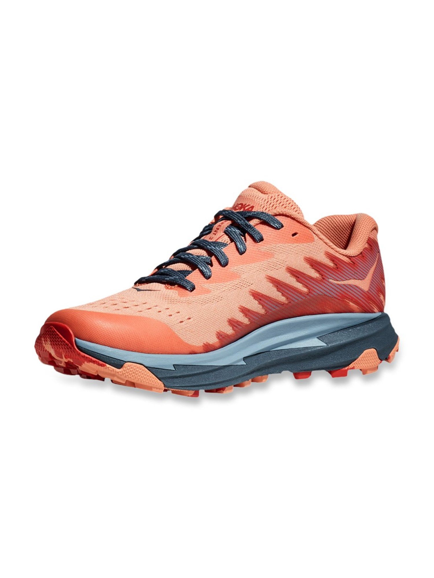 Hoka Women's W TORRENT 3 Papaya & Real Teal Running Shoes