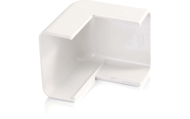 C2G Wiremold Uniduct 2900 External Elbow - White - White - Polyvinyl Chloride (PVC)
