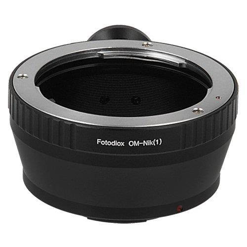 Fotodiox Lens Mount Adapter - Olympus Zuiko (OM) 35mm SLR Lens to Nikon 1-Series Mirrorless Camera Body