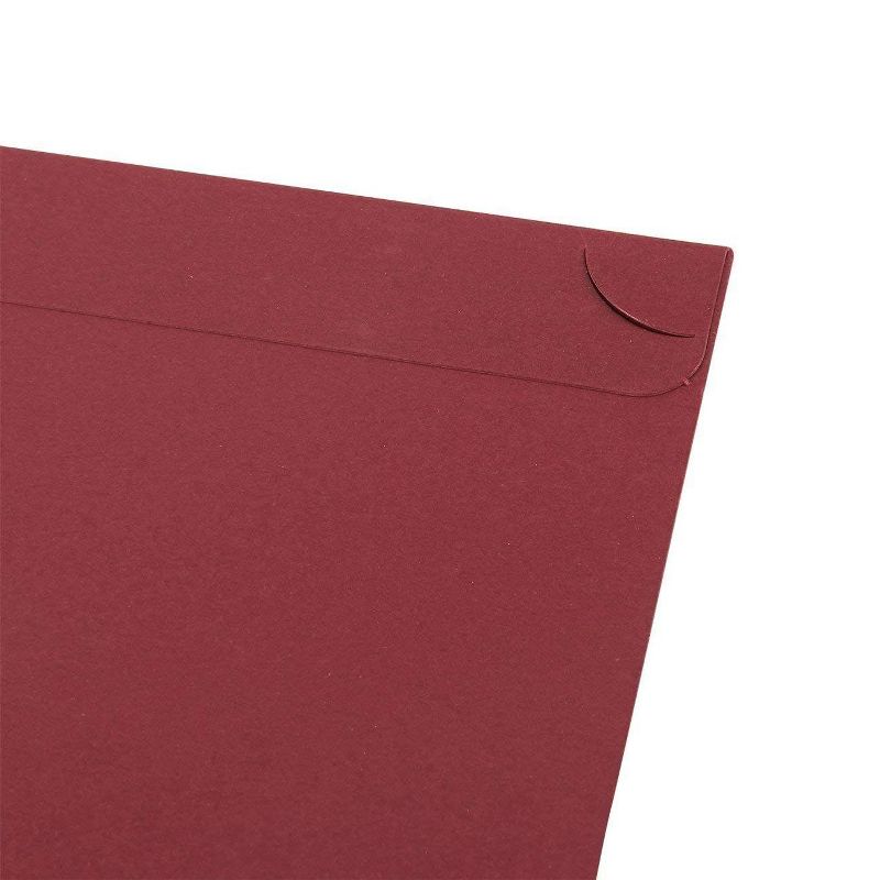 24-Pack Certificate Holder, Diploma Frame Single Sided for Letter Size Award, Red, 11.2" x 8.8"