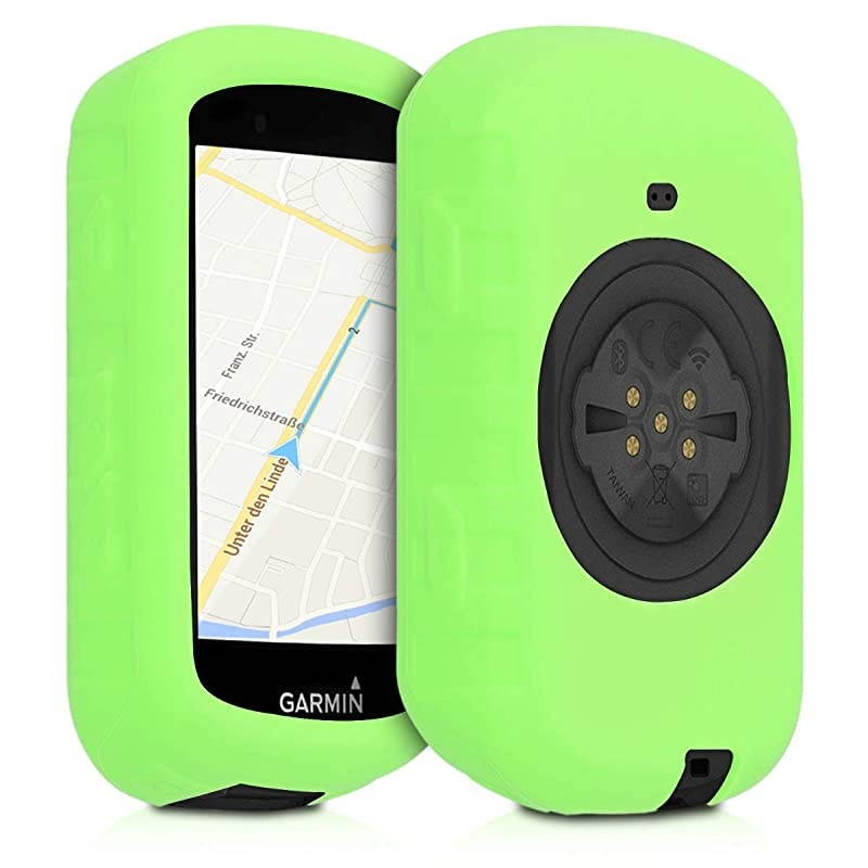 Case Compatible with Garmin Edge 530 Soft Silicone Bike GPS Navigation System Protective Cover Green