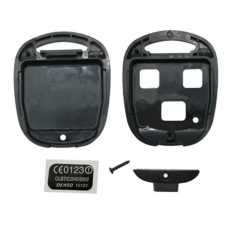 Replacement Keyless Entry Key Fob Case Fit for Lexus ES GS GX IS LS LX RX SC IS300 GS300 GS400 GS430 GX470 LS400 LS430 LX470 RX300 RX330 IS330 RX350 RX400h SC430 Key Fob Shell Cover Pack 2
