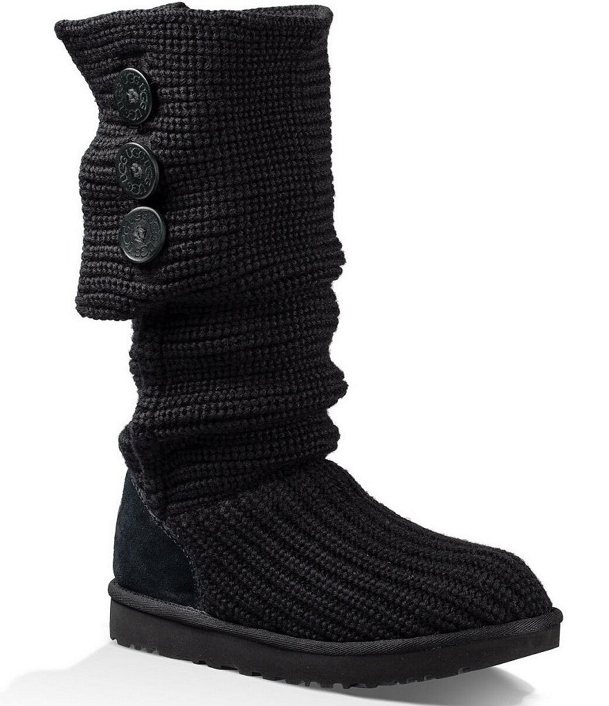UGG&reg; Classic Cardy Button Detailed Knit Boots
