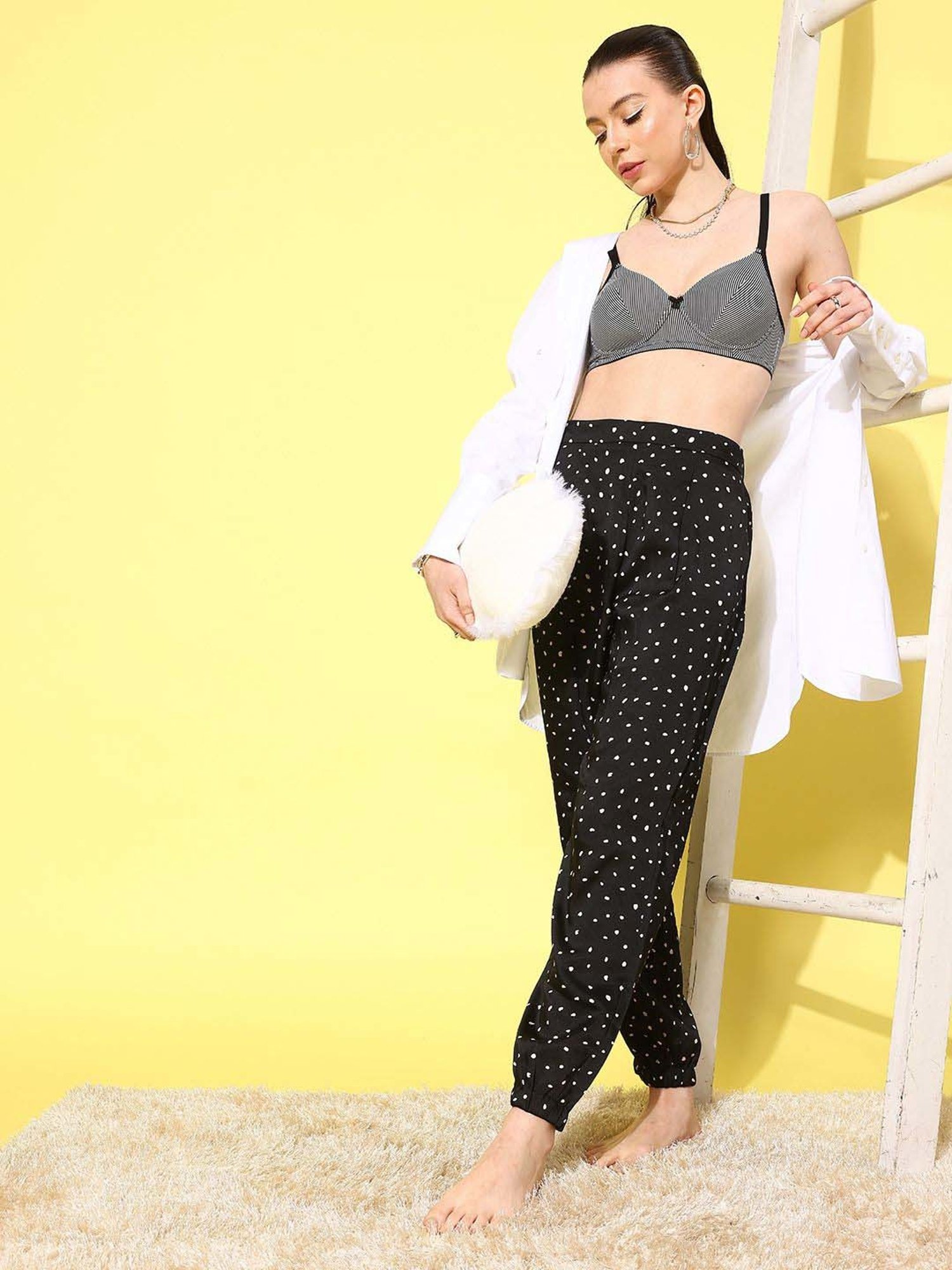 Leading Lady Grey Printed T-Shirt Bra