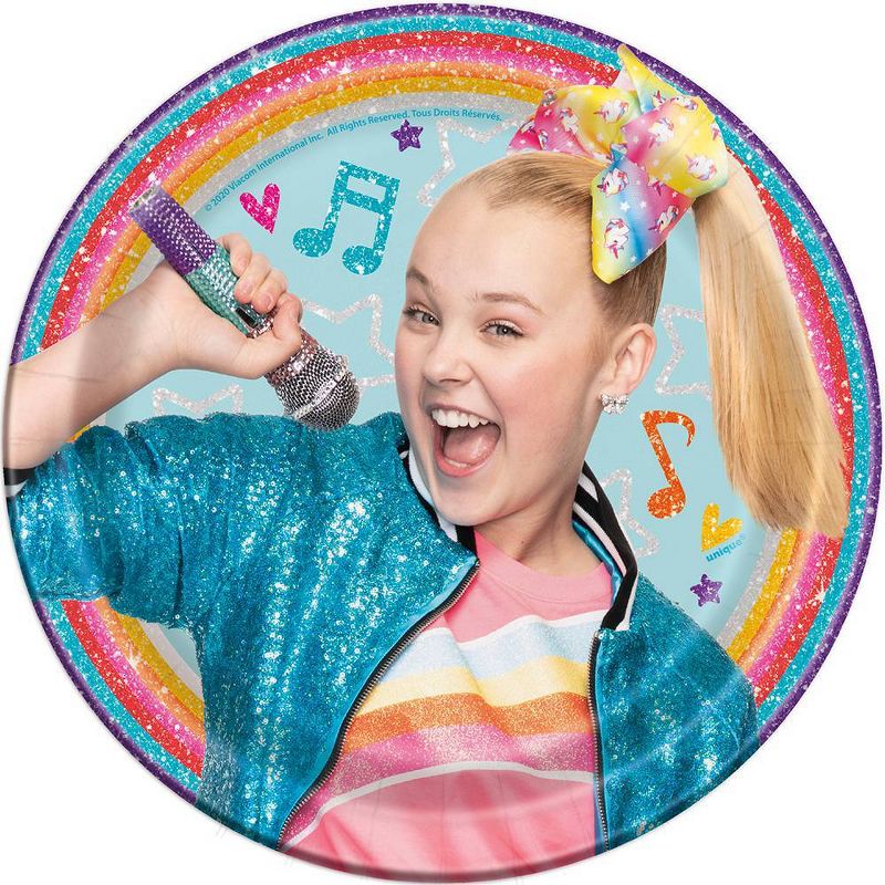 JoJo Siwa 7" 8ct Party Paper Plates