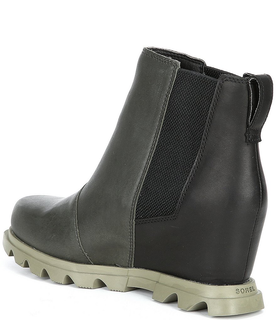 Sorel Joan of Arctic Wedge III Waterproof Leather Chelsea Booties